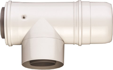 BOSCH Abgaszubehör AZB 609/1 Doppel-T-Stück 90 Gr, d:80/125mm