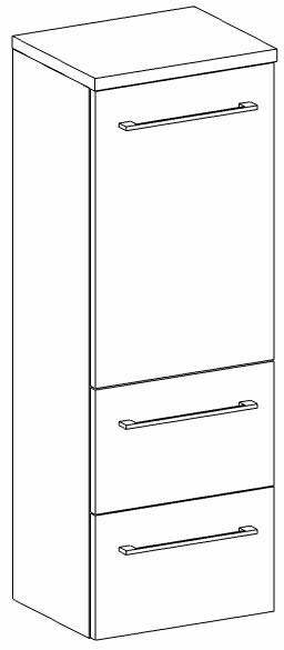 Heibad Halbhochschrank Modern