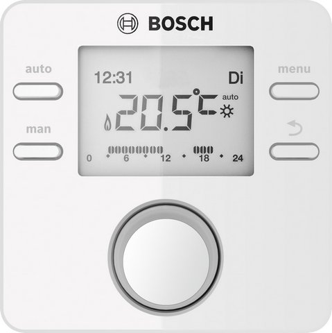 BOSCH außentemperaturgef. Regler CW100 95x95x33, für 1 Heizkreis