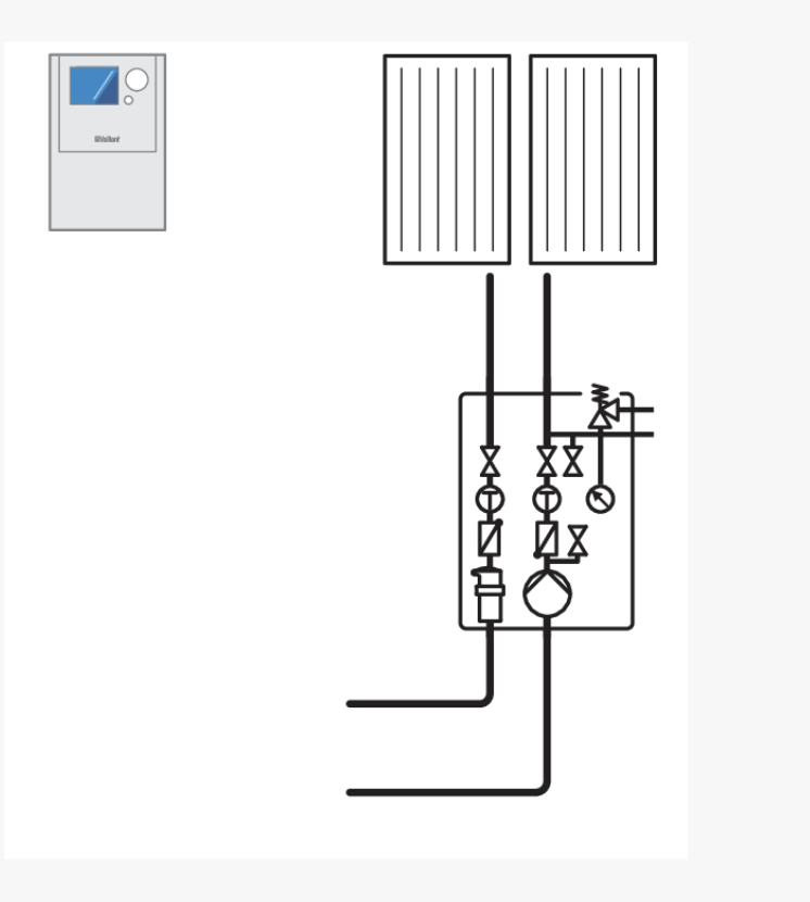 VA Paket 9.611/5 zur solaren Nachrüstung 4x VFK 155 V