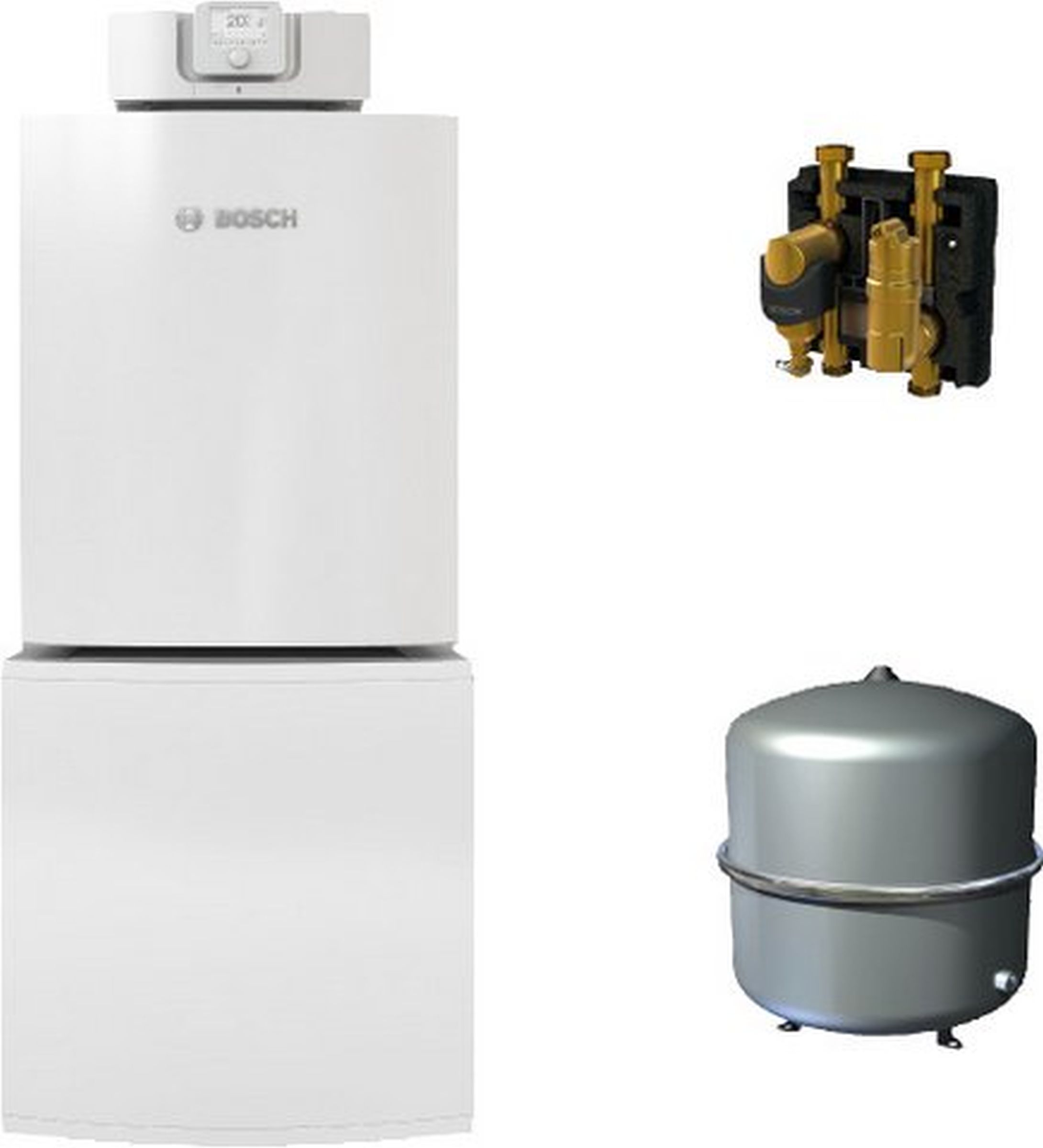 BOSCH Gas-BW-Basic-Paket BOPA GC7F18 GC7000F 22, WST 160-2 HRC, HSM25/6 MM100