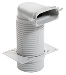 VA Ventilanschluss 90 Grd. Durchm. 125 mm für Luftschlauch flach 