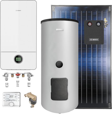 BOSCH Gas-BW-Plus-Paket BOPA GC-Sys742 GC7000iW 24.., 3 x FKC, WS 400-5 EKP1 B