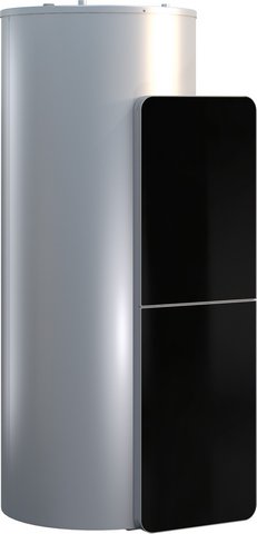 BOSCH Pufferspeicher HDS400 RO 41 C,414L Solarwärmetauscher,schwarz,Blende 1500mm