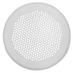 VA Zu-/Abluftgitter rund 125 mm Rundloch weiß