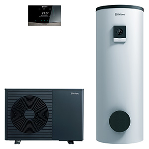  VAILLANT Paket 4.1300 aroTHERM pro /7.1 VWL 55/7.1 A 230V mit VIH RW 300/3 BR  8000050493