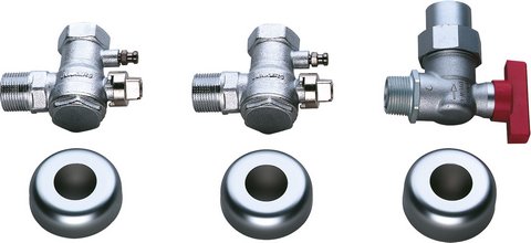 BOSCH Installationszubehör Nr. 769 2 Wartungshähne R 1, 1 Gashahn R 3/4