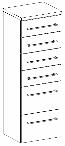 Heibad Halbhochschrank Modern