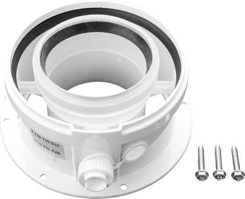 BOSCH Abgaszubehör AZB 1117 Kesselanschlussstück aus Metall
