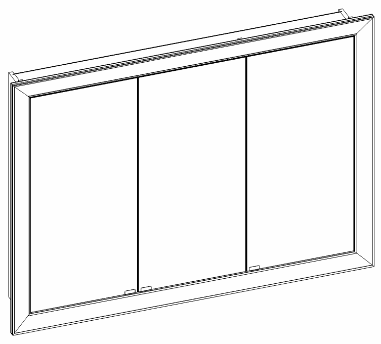 Heibad Spiegelschrank Rahmen Universal