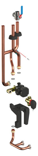 BOSCH Zubehör Erweiterungs-Set intern 2 HK, für Puffermodul CSx800iAW 12 MB 8738214755