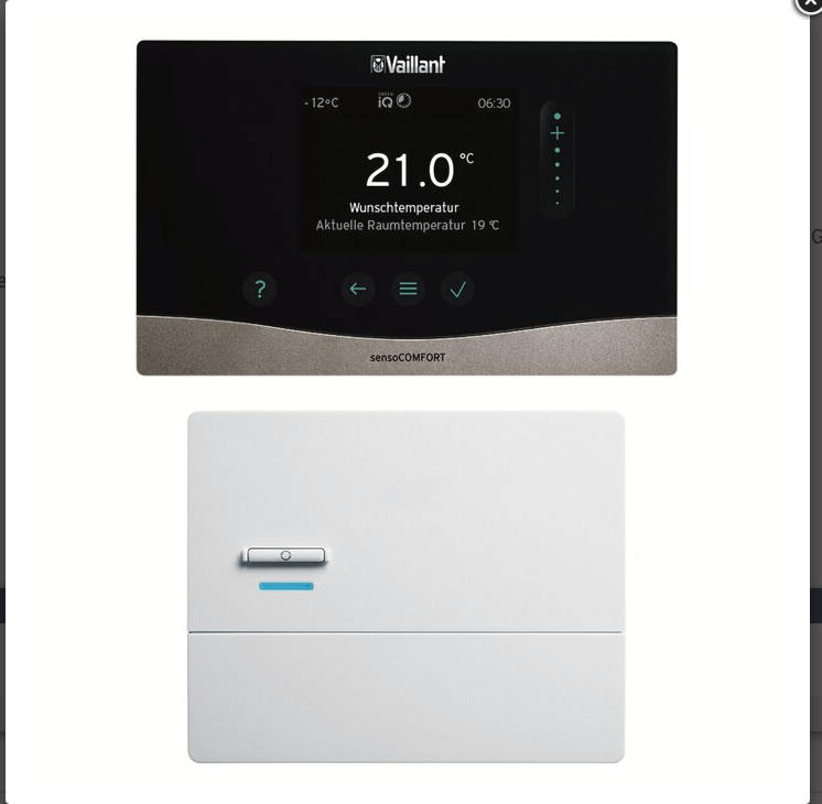 Vaillant  Funk-Heizungsregler VRC 720f/2 sensoCOMFORT, eBUS-Schnittstelle 0020260930