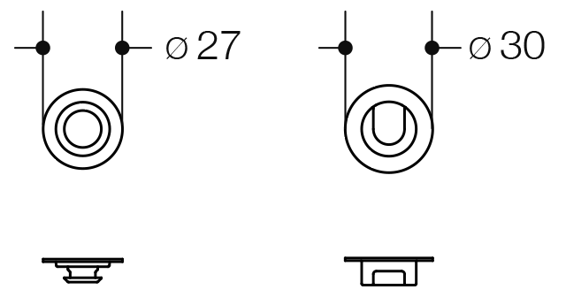 HEWI S 50 Fidlock Befestigung, für Fernbedienung S 50