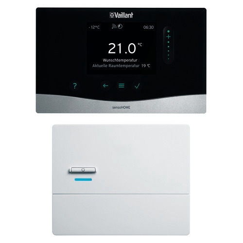 VAILLANT Funk-Raumtemperaturregler sensoHOME VRT 380f, eBUS-Schnittstelle 0020260954