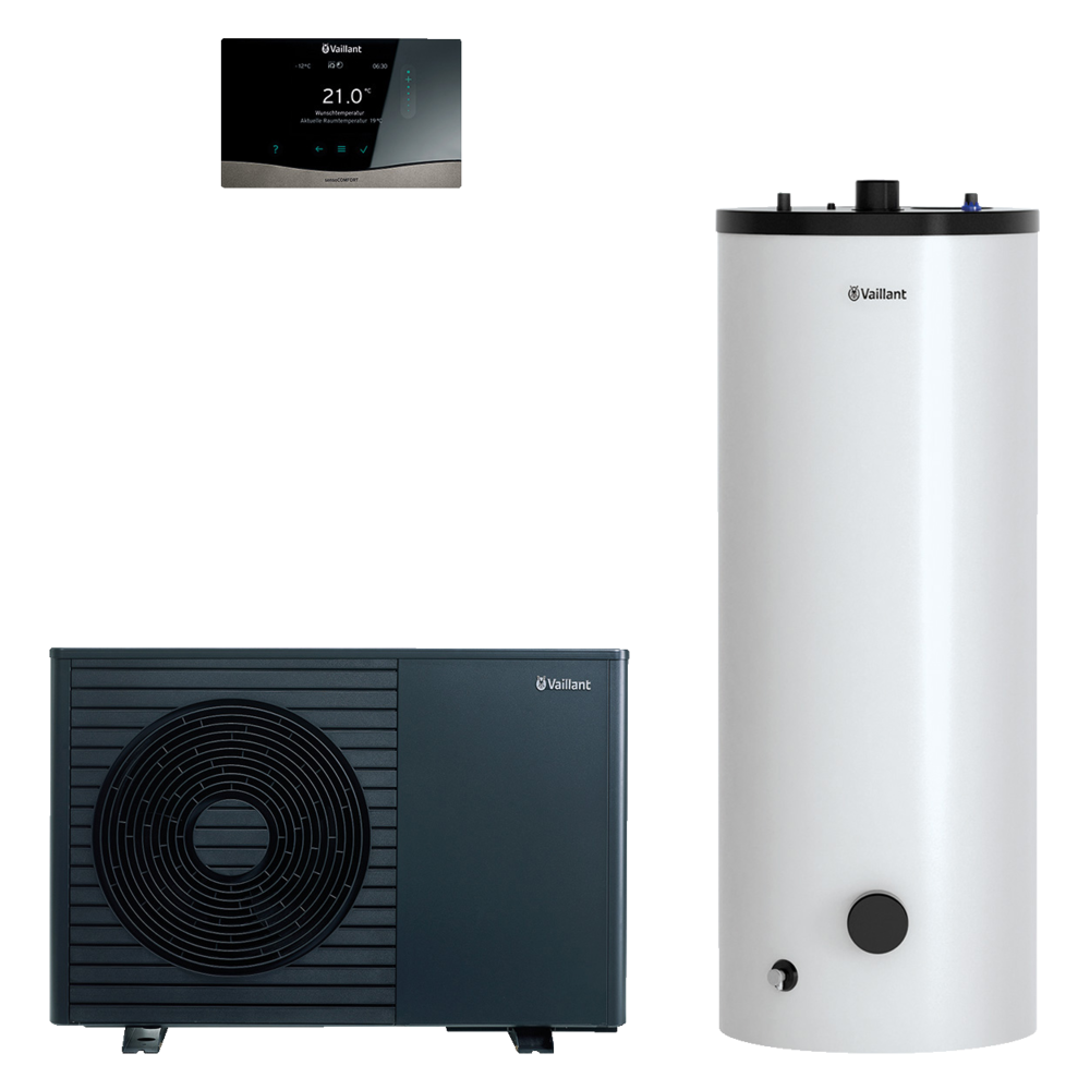 Vaillant  Paket 4.1308 aroTHERM pro /7.1 VWL 115/7.1 A 400V mit VIH RW 250/2 B 8000050509
