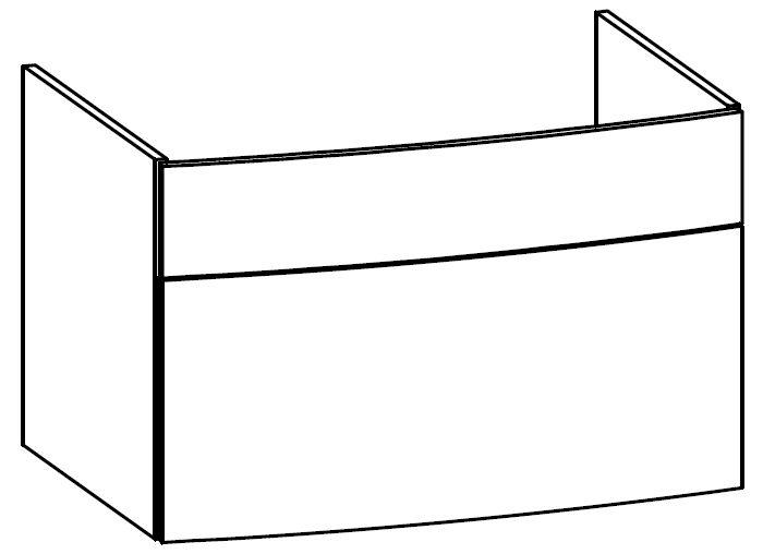 Heibad Waschtischunterschrank Brilliant