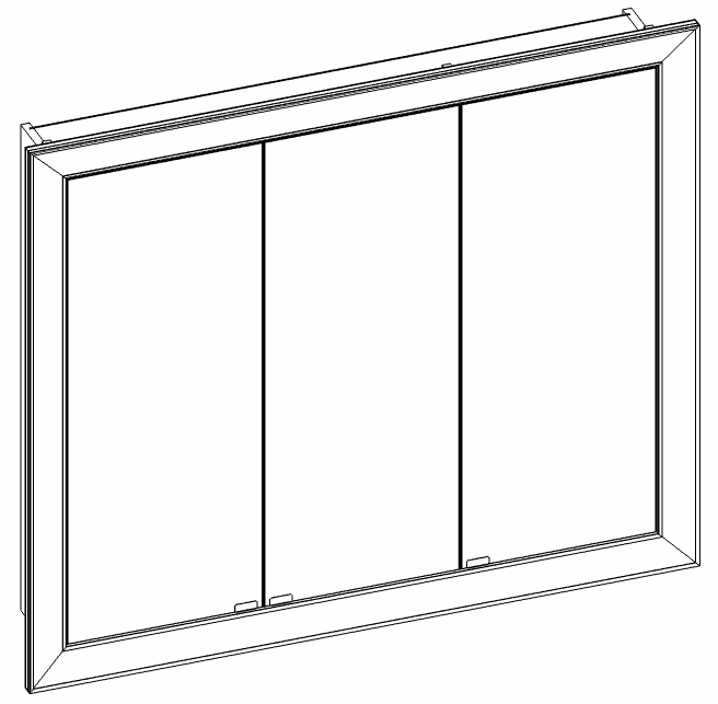 Heibad Spiegelschrank Rahmen Universal