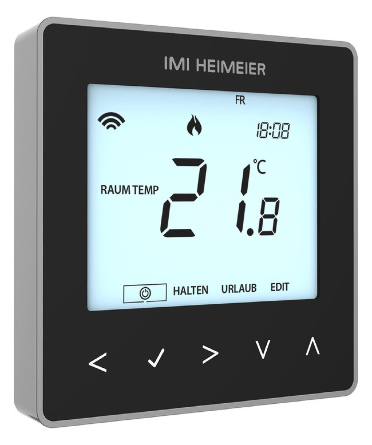 HEIMEIER neoStat V2 Raumthermostat 230 V, Smart Home, schwarz 1500-01.507