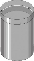 BOSCH Zubehör für Gas-Durchlauferhitzer Zubehörset für Diermayerklappe 130, 14 L