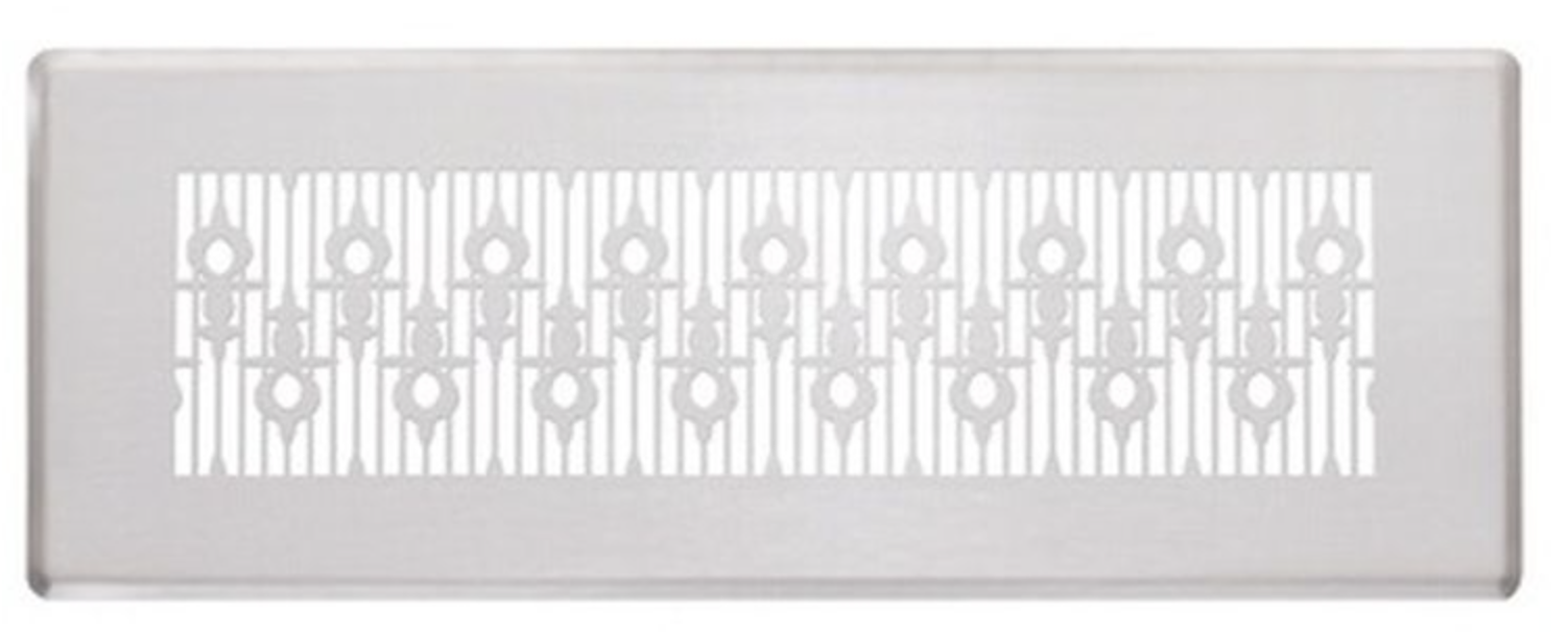 ZE Design-Gitter CLF, Luzern weiß, 350 x 130 mm