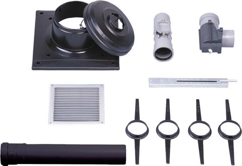 BOSCH Abgaszubehör AZB 650/1 Abgaspaket Schacht, d:80 und 100 mm