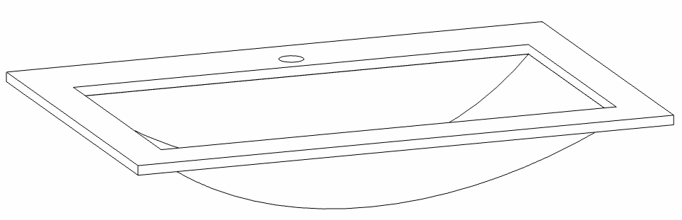 HB Waschtisch BB Future 2.0 GLW 080 F2 1 L:12mmB:800mmT:540mm
