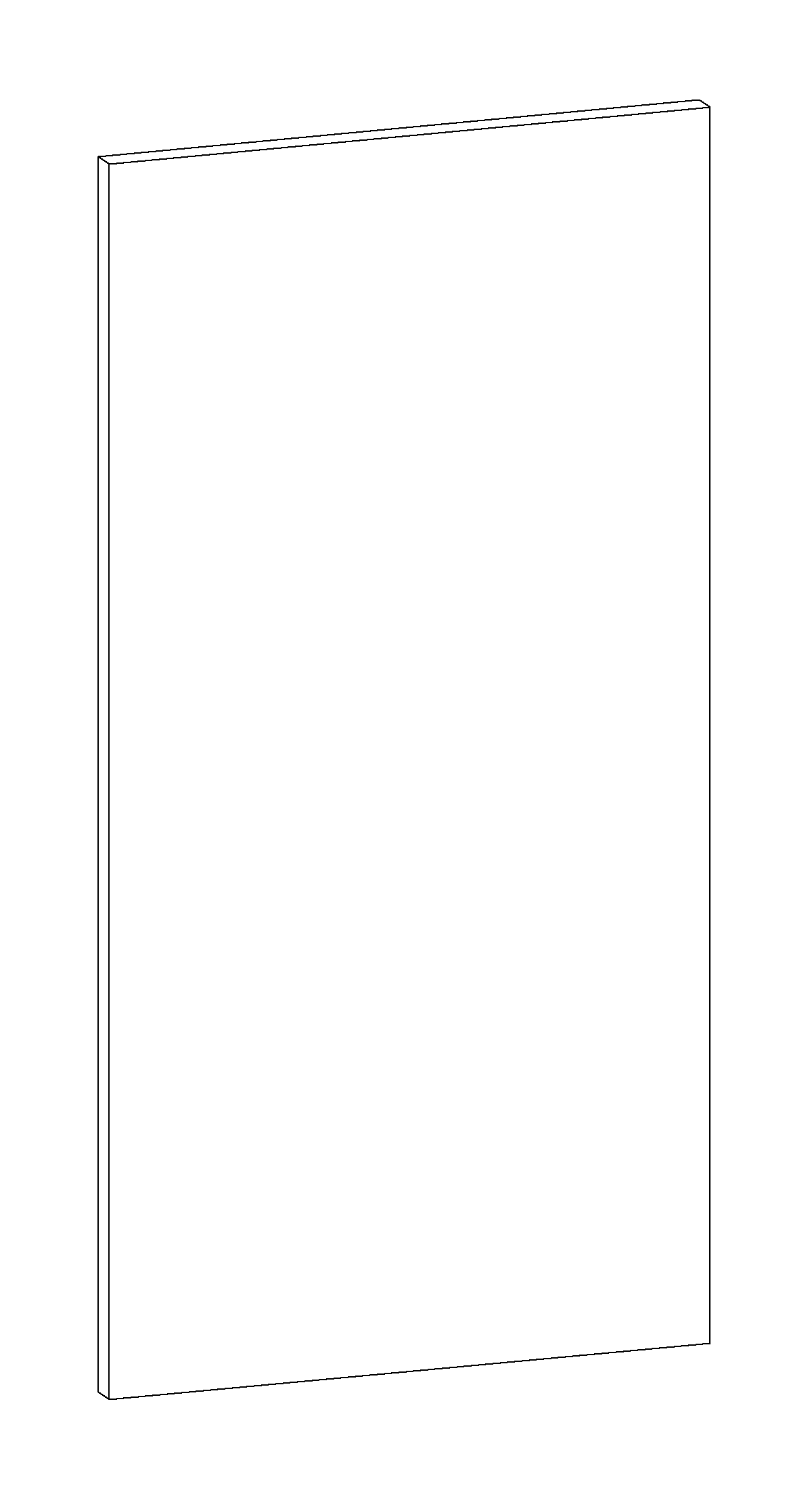 HB Einzelfront FRONTUN1_BB 1000x250x19mm