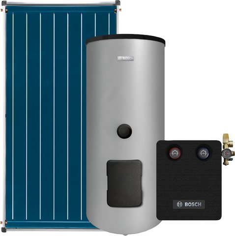 BOSCH Solar-Standardpaket JUPA SO415 2xFCC220-2V, WS300-5PK1C, AGS10/MS100-2