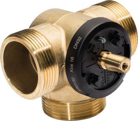BOSCH Zubehör für Erdwärmepumpen WWV 32 3-Wege-Drehventil DN32 Kvs 16, 1 1/2"