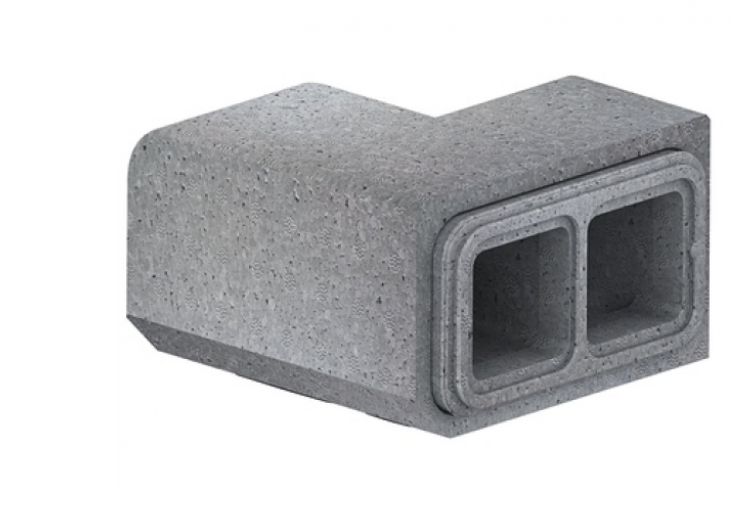 ZE Doppelkanal Anschlussbox Mont. re, L=330 mm, B=330, H=200, grau