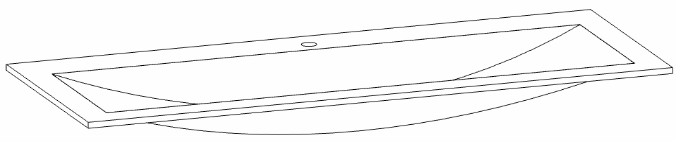 HB Waschtisch BB Future 2.0 MEW 140 F2 1 L:20mmB:1400mmT:540mm