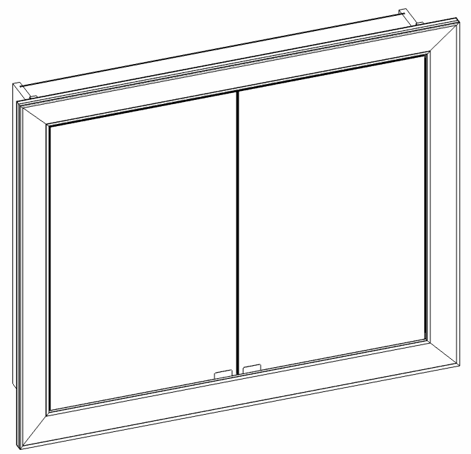 Heibad Spiegelschrank Rahmen Universal